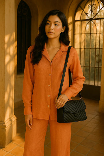 Peach Blossom Co-ord Set