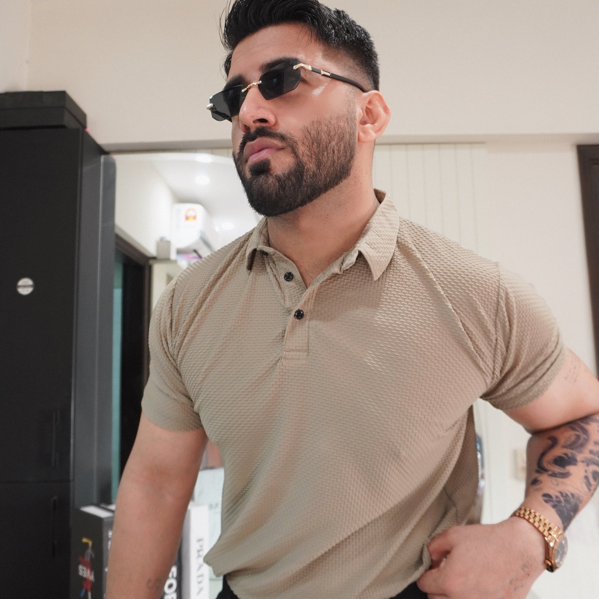 Creme Delight Polo Shirt