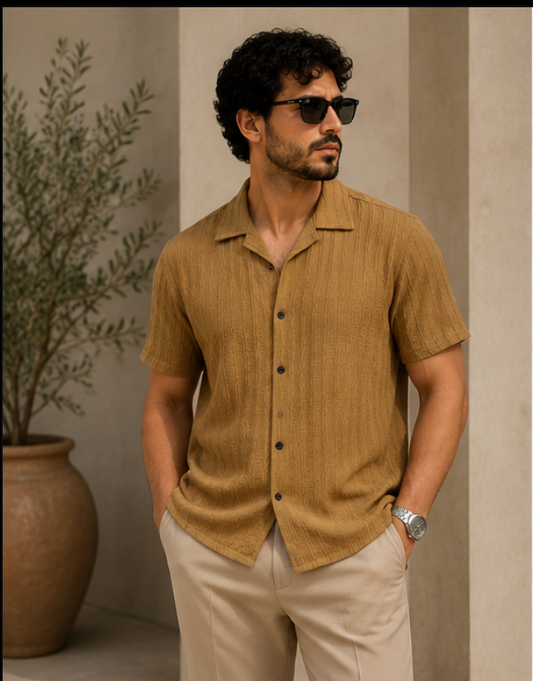 Havana Night Button Down