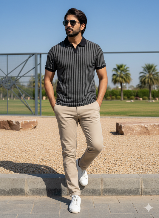 Shades of Grey Polo