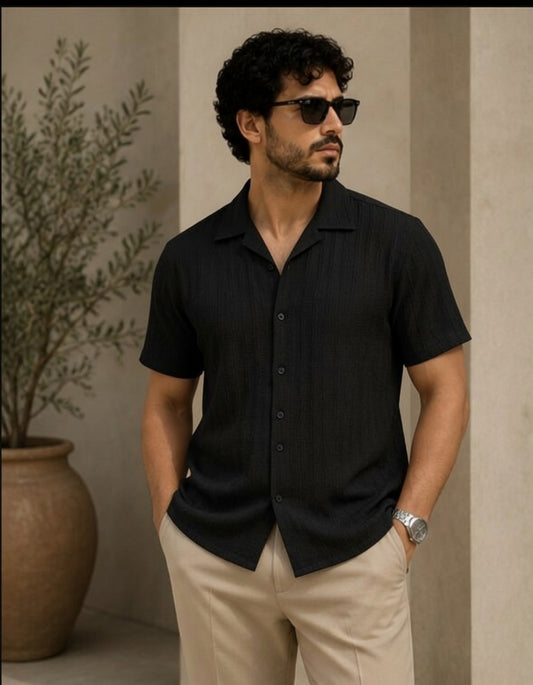 Midnight Cigar Button Down