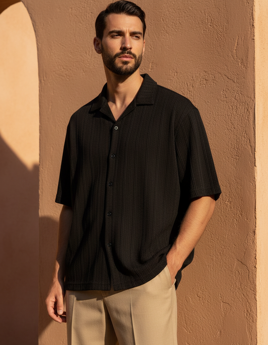 Midnight Cigar Button Down