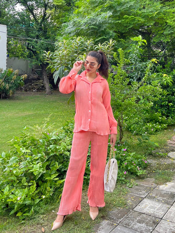 Peach Blossom Co-ord Set